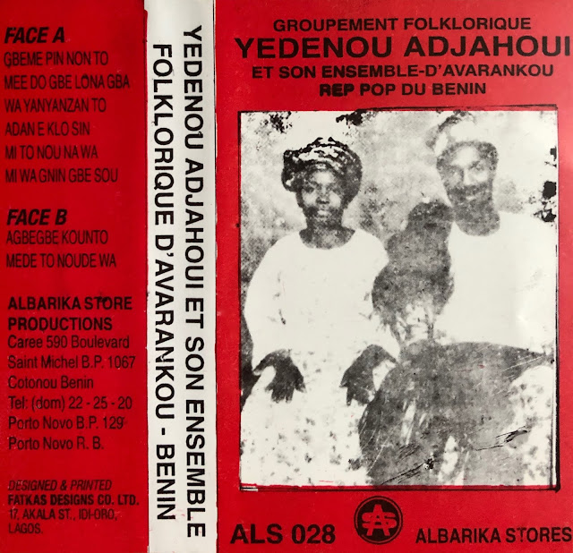 Benin Porto Novo Yedenou Adjahoui African music traditional vodun  voodoo ritual musique africaine world music cassette