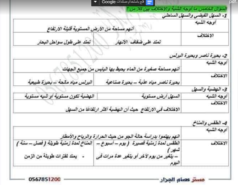 بالاجابات اكبر بنك اسئلة دراسات للصف الرابع الابتدائى الفصل الدراسى الاول