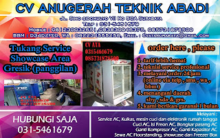 Tukang Service Showcase Area Gresik (panggilan) 