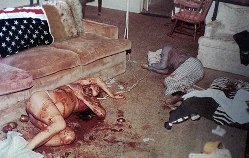 victim Sharon Tate in a film about crazed cult leader Charles Manson