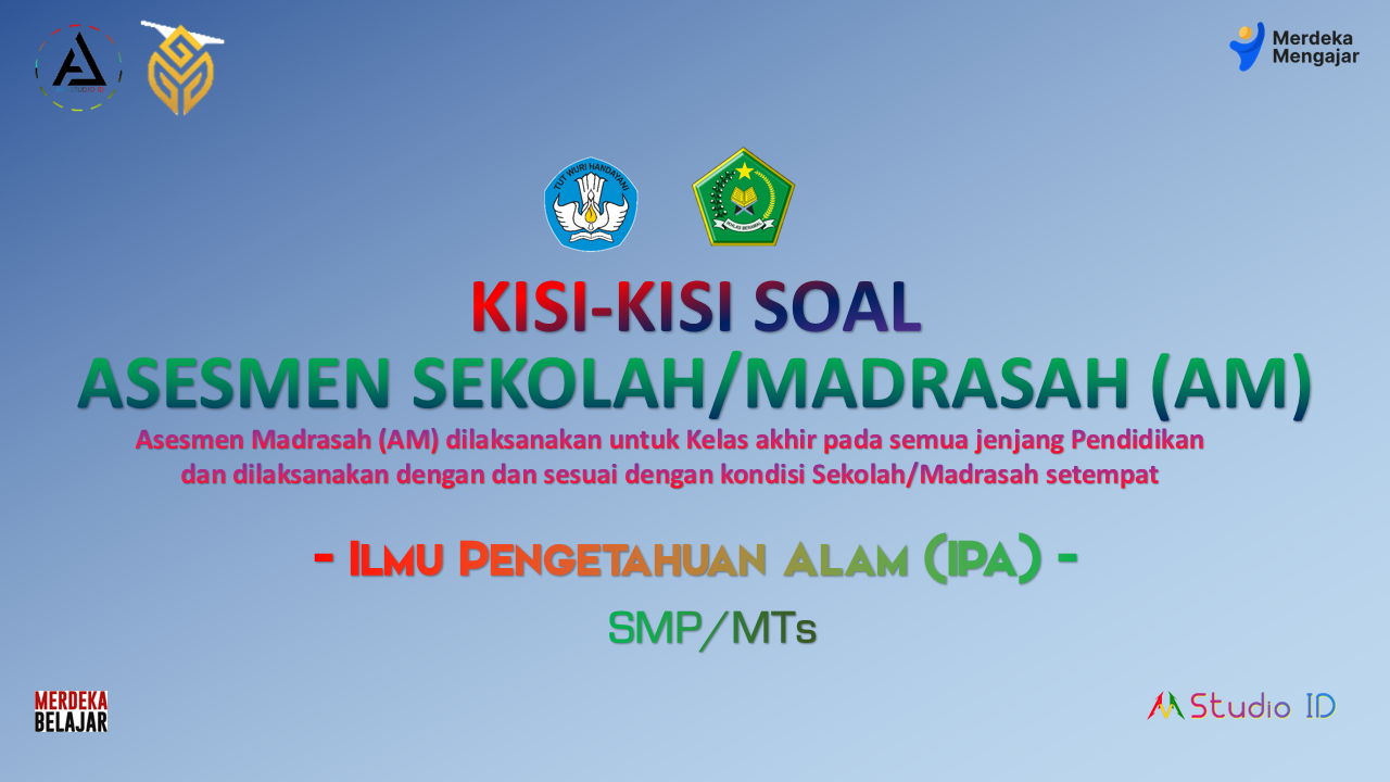 Kisi-Kisi Soal IPA SMP/MTs - Asesmen Madrasah 2023