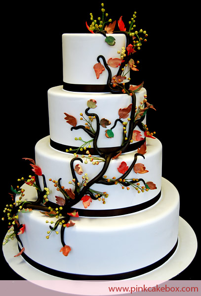 fall wedding cake ideas