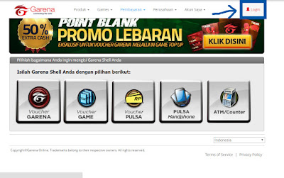 pembelian cash point blank garena gratis