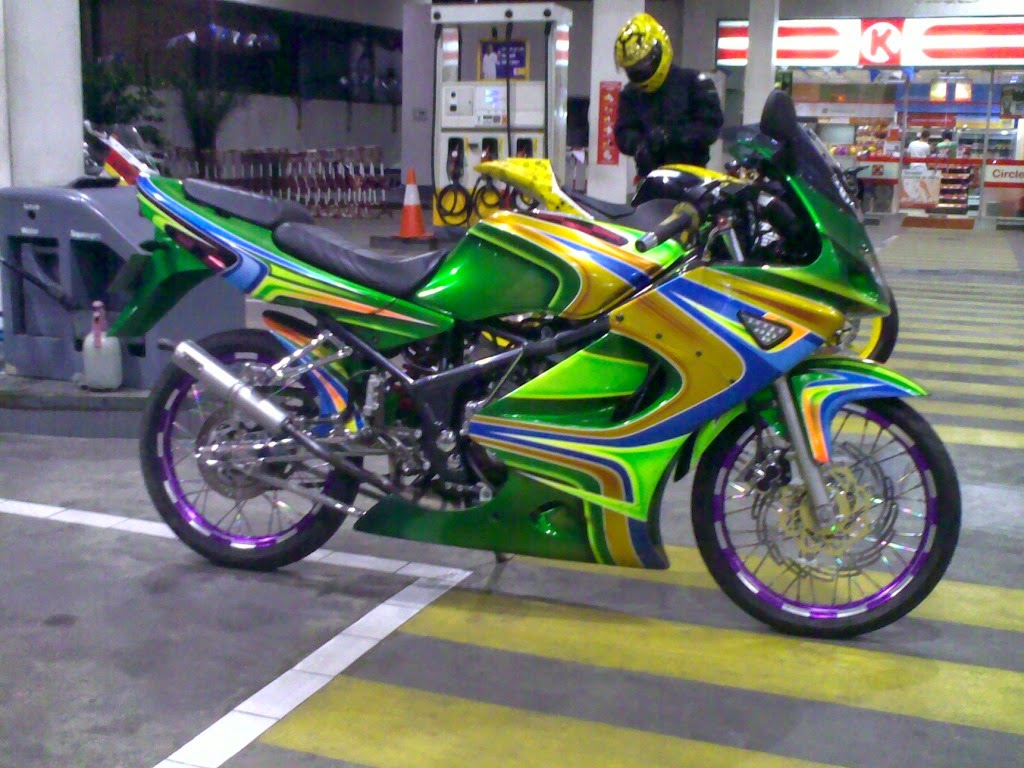Modifikasi Kawasaki Ninja RR KEREN Ter Update 2015 Modifikasi