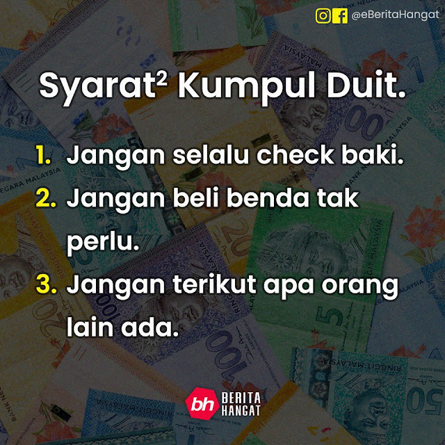 Cara mudah simpan duit, cara nak mula simpan duit, syarat kumpul duit.