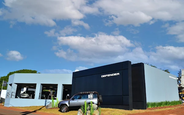 Novo Land Rover Defender em exposição na Agrishow 2024