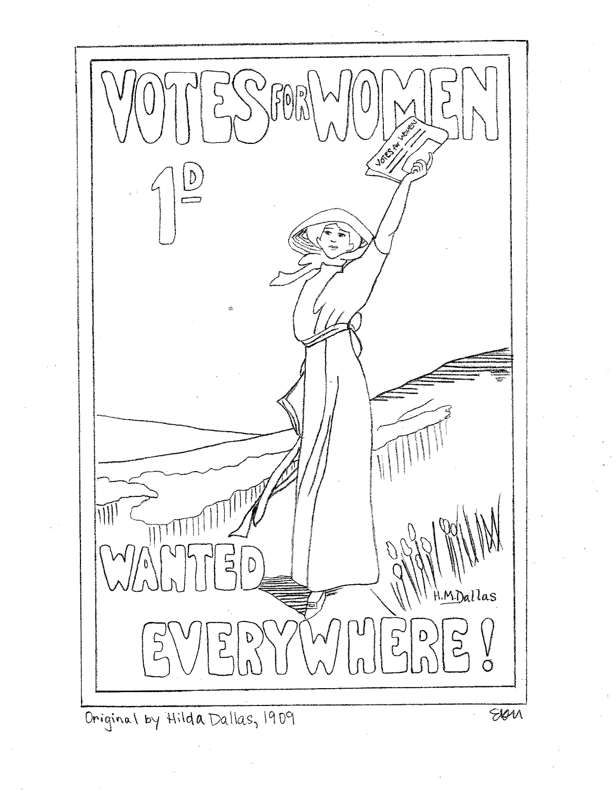 Download to do and to see: Women's History Coloring Pages