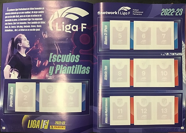 El álbum de cromos de la Liga F presenta su segunda edición: Nos paraban  por la calle - El Periódico