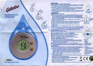 instrucciones reloj agua national geografic Cola cao