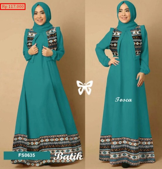 77 Model  Baju  Batik Muslim 2019  Modern Terbaru Remaja 