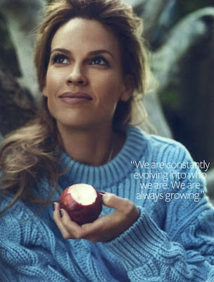 Hilary Swank cover InStyle USA Photoshoot 2010