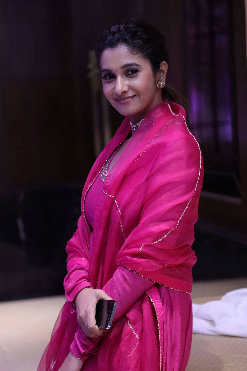 Actress Priya Bhavani Shankar at Enugu Movie Trailer Launch