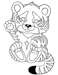 Tiger Baby Coloring Sheet Images Ideas