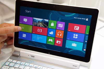 spesifikasi tablet acer windows 8, harga tablet windows 8 touchscreen, tablet intel core i5 terbaru