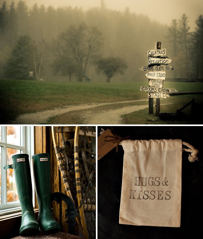 vermont wedding in the rain