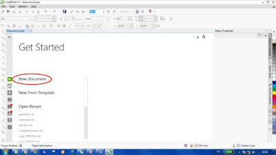 mengenal corel draw X7 dan cara menjalankannya