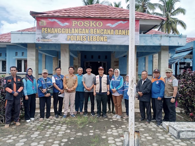 Distribusi Bantuan Logistik Kepada Korban Banjir Lebong, Pemprov Imbau Warga Tidak Panik