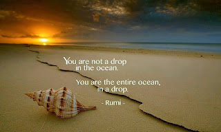 You are not a drop, Rumi Ocean Quotes