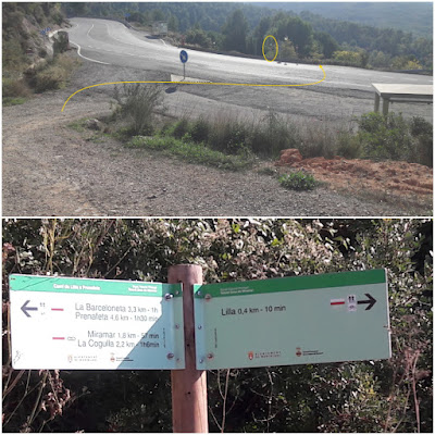 LA COGULLA - EL TOSSAL GROS Figuerola del Camp -(Alt Camp) -  Montblanc - (Conca de Barberà); GR-7 - Camí de Lilla a Prenafeta al pas per la carretera N-240 a Lilla