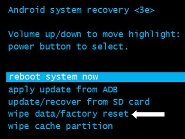 Cara Unlock Atau Reset Smartphone Android yang Terkunci android system recovery