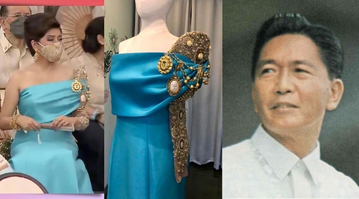 Senator Imee R. Marcos wore gifts from her late father and former President Ferdinand Marcos Sr.