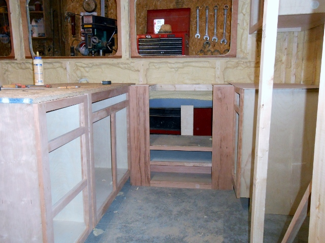 Conall's Boat Build: I started the galley cabinets