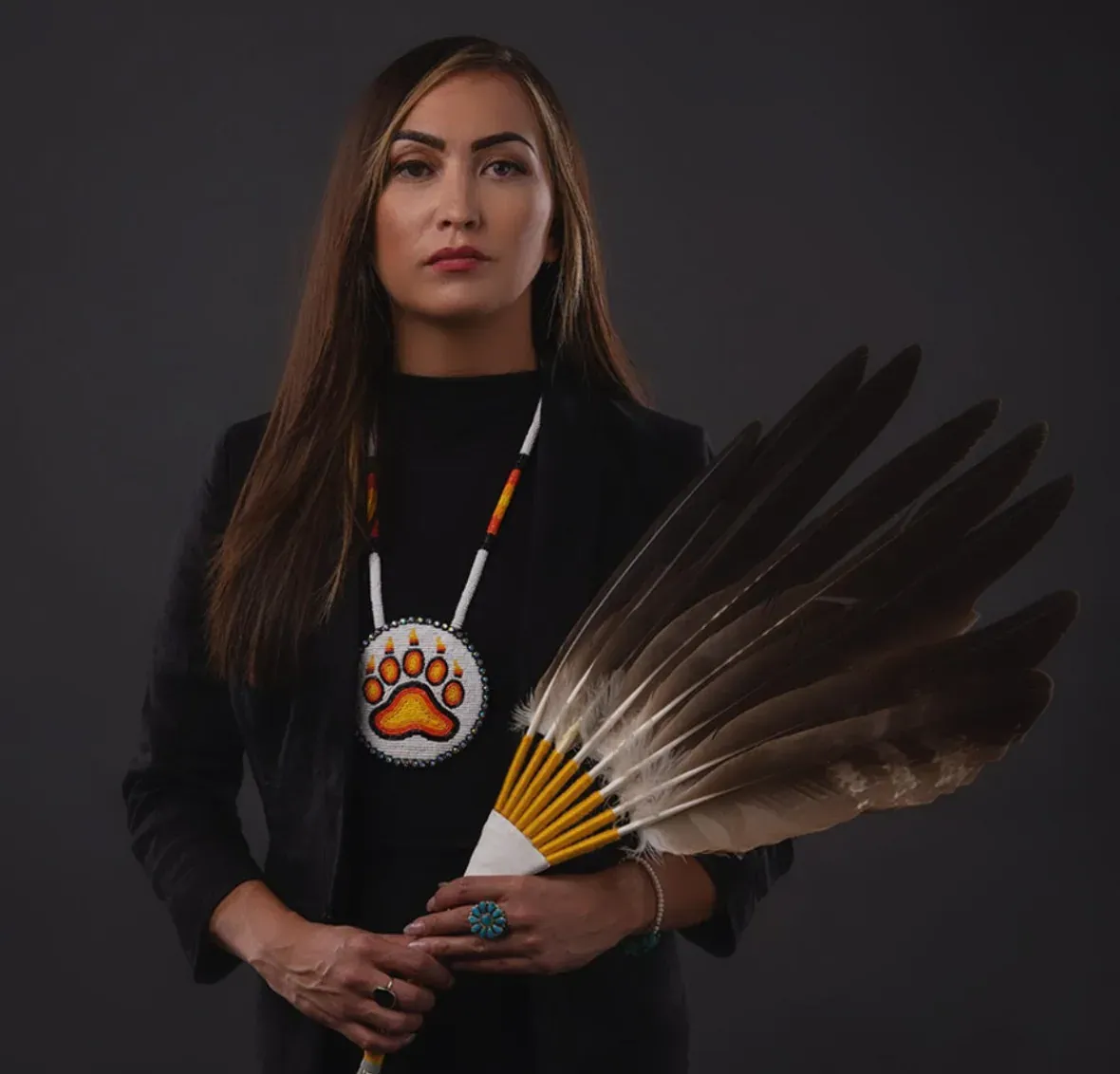 In Canada many off reserve people only see drunk or angry Indians. Many on reserve people only see colonizers when they look off reserve. Perhaps  FSIN Vice-Chief Aly Bear will break through some of the stereotypes?