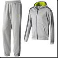 survêtement gris Adidas