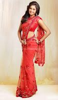 Arundhati, latest, cute, stills, in, red, saree