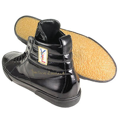 Fashion Sneakers   on Yoddle Pop  Mens Fashion  Ysl Patent Leather Rolling Sneaker