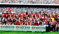 ATLÉTICO DE MADRID - Madrid, España - Temporada 2006-07 - Pernía, Gabi, Jurado, Pablo, Perea, Eller, Costinha, Mista, Leo Franco, Fernando Torres y Galletti - ATLÉTICO DE MADRID 1 (Fernando Torres), LEVANTE 0 - 15/04/2007 - Liga de 1ª División, jornada 30 - Madrid, estadio Vicente Calderón