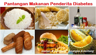 APA SAJA PANTANGAN MAKANAN UNTUK PENDERITA DIABETES???