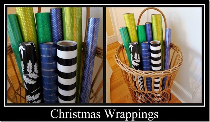 Ribbet collage Christmas Wrappings 2013