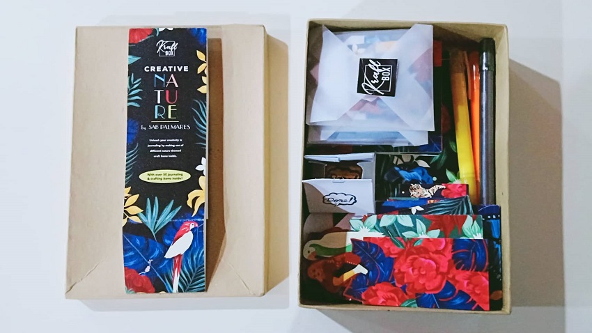 Kraft Box Unboxing - Creative Nature by Sab Palmares | Crazy about Paper -- Top arts, beauty, fashion, lifestyle, skincare Blog/website in Quezon City, Philippines 