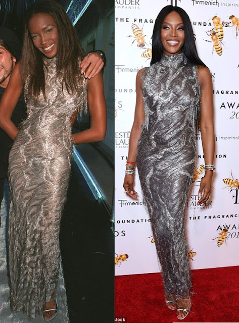 Naomi Campbell  Looks Amazing In A Versace Outfit  She Wore 18 Years Ago