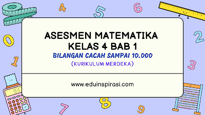 [Kurikulum Merdeka] ASESMEN/SOAL MATEMATIKA KELAS 4 BAB 1 BILANGAN CACAH SAMPAI 10.000