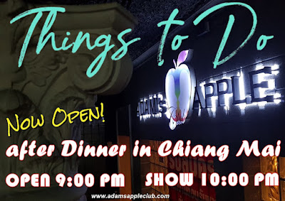 Things to Do After Dinner in Chiang Mai Adam's Apple Club