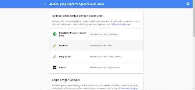 meninjau izin akses aplikasi pihak ketiga di gmail