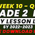 WEEK 10 GRADE 2 DAILY LESSON LOG Q3