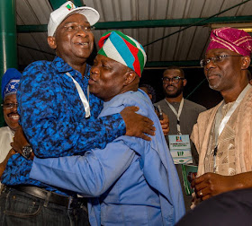 Photo Fashola Ambode and Sanwo-olu