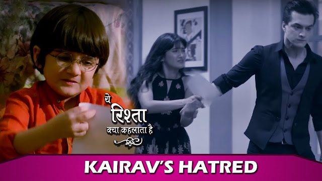 Kairav's hatred refuses to celebrate birthday with Kartik in Yeh Rishta Kya Kehlata Hai