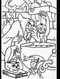 Snow White Coloring Pages - Witch 3