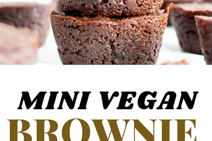 Mini Vegan Brownie Bites Recipe (Gluten Free, Dairy-Free)