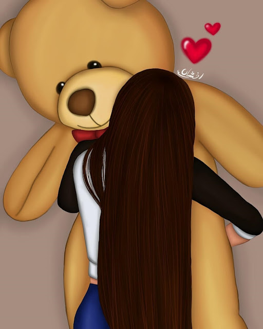 image of hugging teddy bear