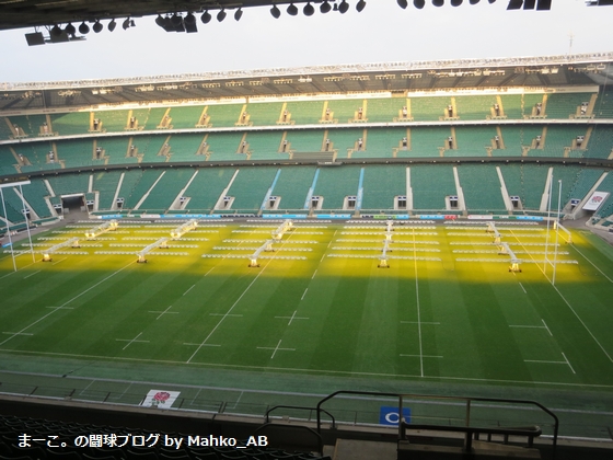 まーこ の闘球ブログ 今年もまた行きたい トゥイッケナムのスタジアム見学ツアー