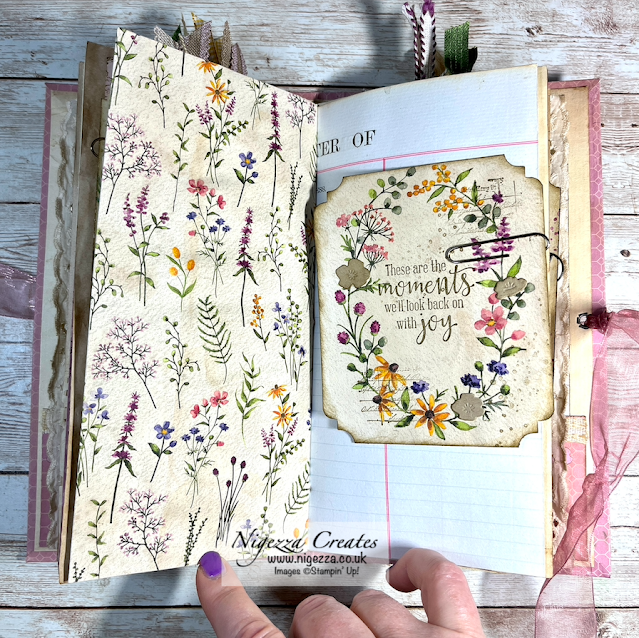 Stampin' Up! - Dainty Flowers Journal Flip Through
