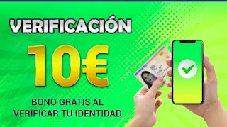 Todoslots 10€ gratis si verificas tu identidad