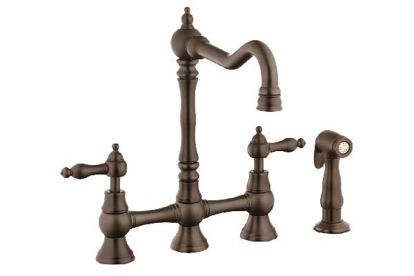 Bridge Faucet With Sprayer5