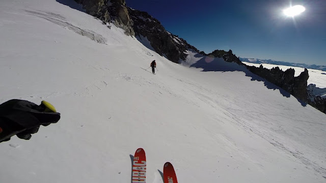 DENT DU GEANT SKI DE RANDO glacier des marbrés MANU RUIZ 