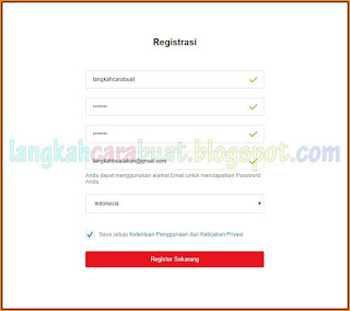 Cara Daftar Akun PB Garena Indonesia